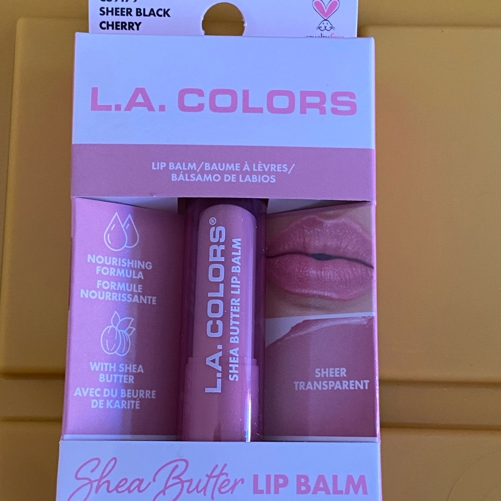L.A. Colors Shea Butter Lip Balm - Sheer Black Cherry